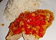 Paprikaschnitzel mit exotischem Touch