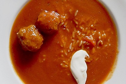 W&uuml;rzige Tomatensuppe 1