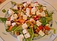 Rote Bete - Salat mit Spinat und Schafsk&auml;se