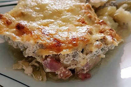 Kartoffel - Sauerkraut - Auflauf 4