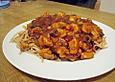 Scharfes Putengulasch