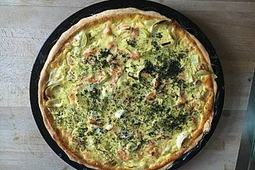 Lachs-Quiche