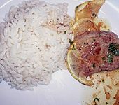 Kalbsschnitzel in Zitronensauce (Bild)