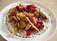 Huhn mit Honig - Sesam - Sauce
