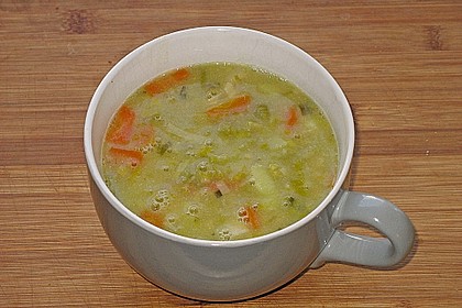 Schnelle Gemüsesuppe 4