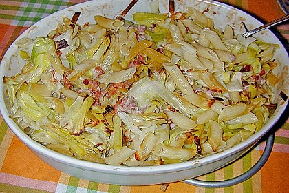 Lauchnudeln