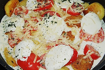 Kartoffelpfanne mit Mozzarella 11