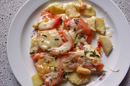 Kartoffelpfanne mit Mozzarella 14