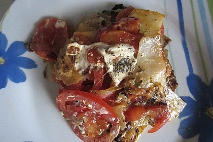 Kartoffelpfanne mit Mozzarella 17