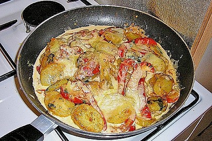 Kartoffelpfanne mit Mozzarella 16