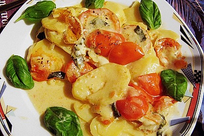 Kartoffelpfanne mit Mozzarella 4