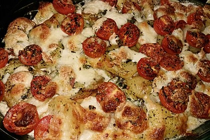Kartoffelpfanne mit Mozzarella 2