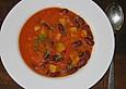 Rote Bohnen - Suppe mit Paprika und Tomaten
