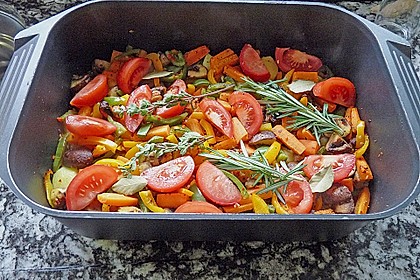 Ofengem&uuml;se, gegrillt 3