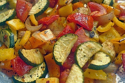 Ofengem&uuml;se, gegrillt 2