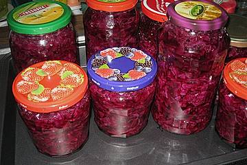 Rotkohl einmachen