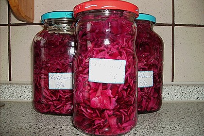 Rotkohl einmachen 2