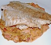 Zanderfilet auf Bayrisch Rahmkraut (Bild)