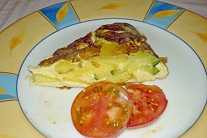 Tortilla mit Zucchini 2