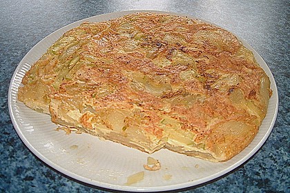Tortilla mit Zucchini 1