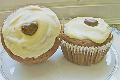 Schoko - Muffins mit Kokos - Herz 103