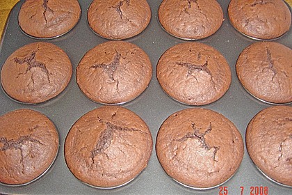 Schoko - Muffins mit Kokos - Herz 85