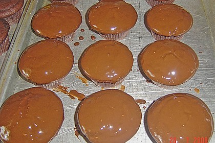 Schoko - Muffins mit Kokos - Herz 114