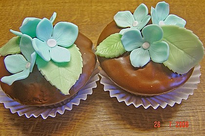 Schoko - Muffins mit Kokos - Herz 86