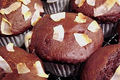 Schoko - Muffins mit Kokos - Herz 94