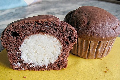 Schoko - Muffins mit Kokos - Herz 6