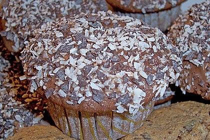 Schoko - Muffins mit Kokos - Herz 47