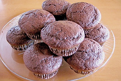 Schoko - Muffins mit Kokos - Herz 61