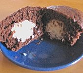 Schoko - Muffins mit Kokos - Herz (Bild)