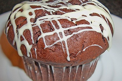 Schoko - Muffins mit Kokos - Herz 18
