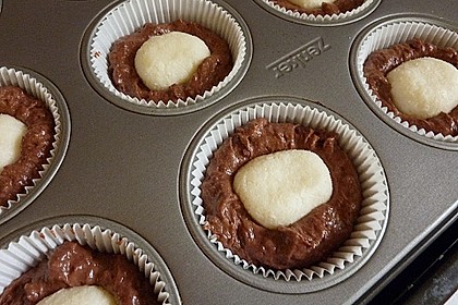 Schoko - Muffins mit Kokos - Herz 118
