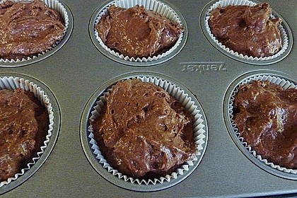 Schoko - Muffins mit Kokos - Herz 119