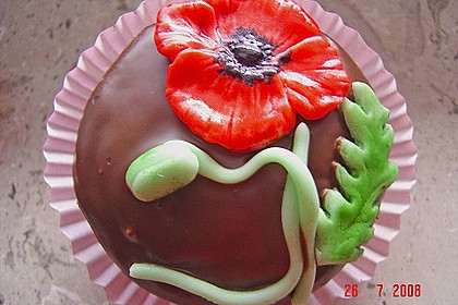 Schoko - Muffins mit Kokos - Herz 8