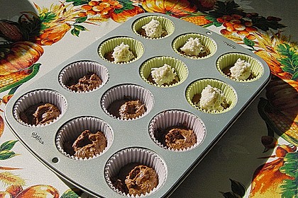 Schoko - Muffins mit Kokos - Herz 126