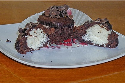 Schoko - Muffins mit Kokos - Herz 60
