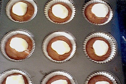 Schoko - Muffins mit Kokos - Herz 120