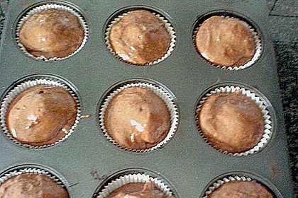 Schoko - Muffins mit Kokos - Herz 122