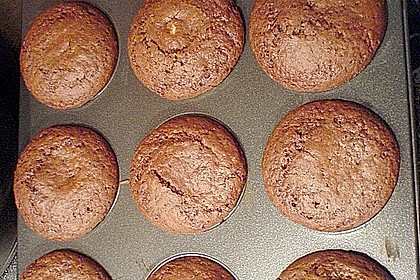 Schoko - Muffins mit Kokos - Herz 50