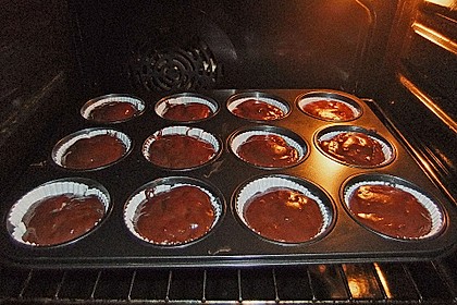 Schoko - Muffins mit Kokos - Herz 130