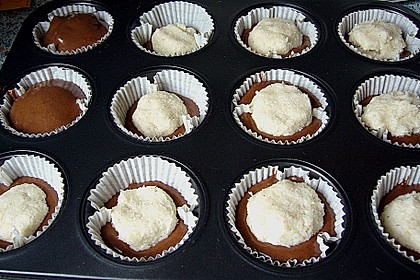 Schoko - Muffins mit Kokos - Herz 121