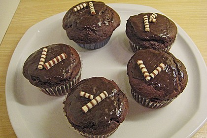 Schoko - Muffins mit Kokos - Herz 38