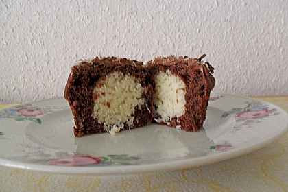 Schoko - Muffins mit Kokos - Herz 66