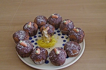 Schoko - Muffins mit Kokos - Herz 67