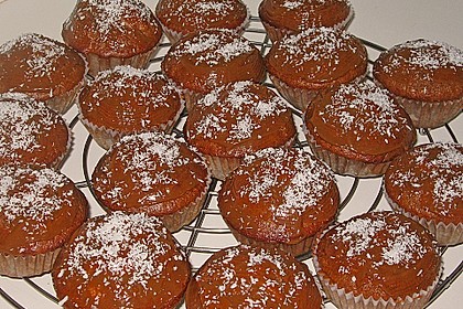 Schoko - Muffins mit Kokos - Herz 73
