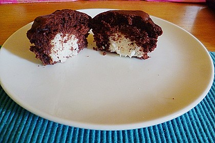 Schoko - Muffins mit Kokos - Herz 46