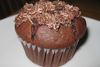 Schoko - Muffins mit Kokos - Herz 23